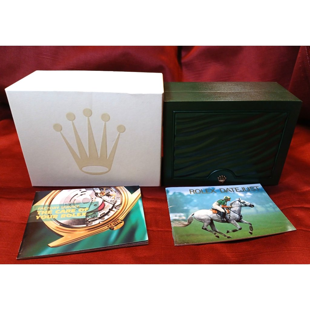 Rolex WavePattern Green Watch Box With Gold Crown Logo H10 E